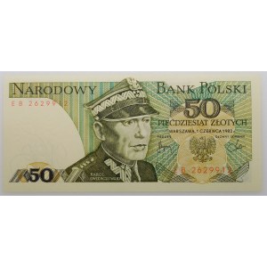 50 złotych 1982 - ser. EB