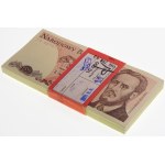 Paczka bankowa 100 złotych 1988 - ser. TR