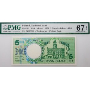 Polish cities 5 gold 1990 - ser. A