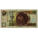 10 + 20 złotych 1994 - ser. AA - takie same niskie numery - pierwsze serie