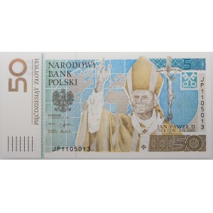 50 złotych 2006 - Jan Paweł II - folder NBP