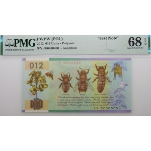 Banconota di prova PWPW - HONEY BEE 012