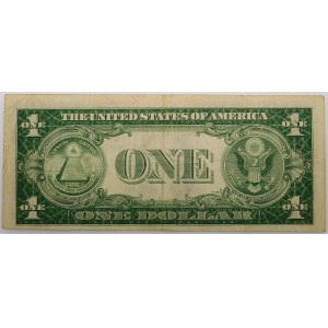 USA - 1 dolar 1935 A - yellow seal - podpisy: Julian-Morgenthau