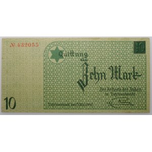 10 marks 1940 Ghetto - no watermark - highest variety number* - Lodz Ghetto