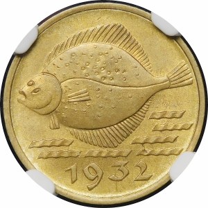 5 fenig Flounder 1932
