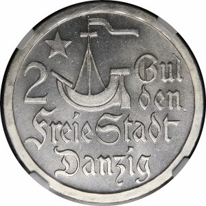 2 guldeny 1923 Koga - LUSTRZANA