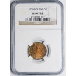 5 pennies 1938