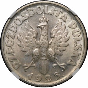 2 złote Kobieta i kłosy 1925 Londyn - kropka