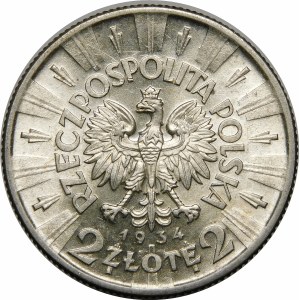 2 złote Piłsudski 1934