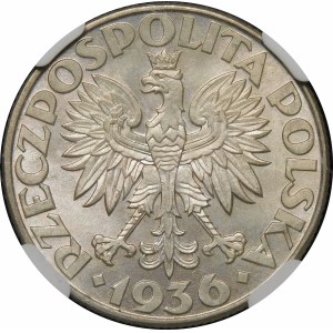 2 złote Żaglowiec 1936