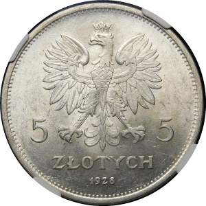 5 złotych Nike 1928 ZZM Warszawa