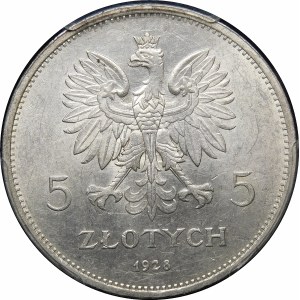 5 złotych Nike 1928 BZM Bruksela