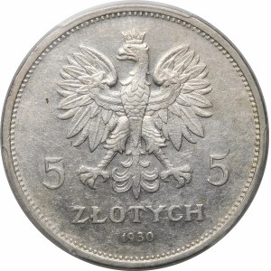 5 Gold Banner 1930 - Deep Stamp.