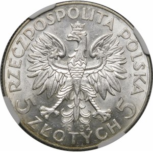 5 złotych Głowa Kobiety 1932 ZZM Warszawa