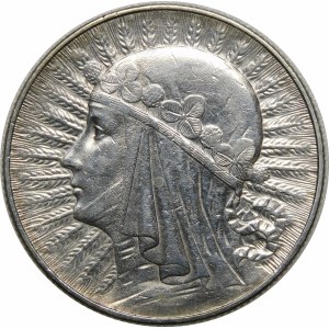 5 gold Frauenkopf 1932 ZZM Warschau
