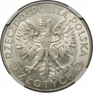 5 złotych Głowa Kobiety 1932 BZM