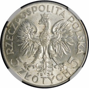 5 Gold Head of a Woman 1934