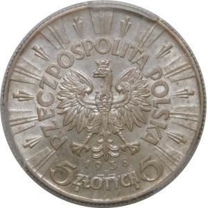 5 Gold Pilsudski 1938