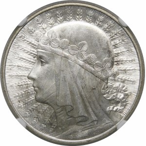 10 Gold Female Head 1932 ZZM