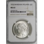 10 Gold Female Head 1932 ZZM