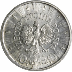 10 gold Pilsudski 1936