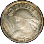 PRÓBA 2 złote Kobieta i kłosy 1924 ESSAI - Ex. KAROLKIEWICZ
