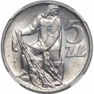 5 złotych Rybak 1974