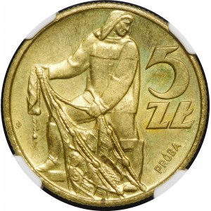 Próba 5 złotych Rybak 1959 - MOSIĄDZ