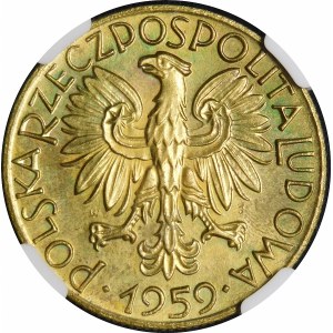 Próba 5 złotych Rybak 1959 - MOSIĄDZ