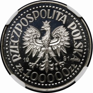 PRÓBA NIKIEL 100000 złotych 1991, Jan Paweł II