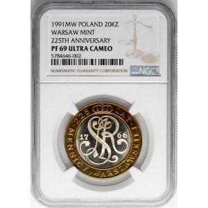 20000 gold 1991 Mint of Warsaw