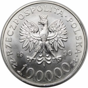 100000 PLN 1990 Solidarita typ A