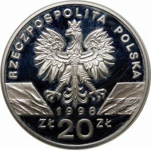 20 Gold 1998 Gestreifte Kröte