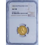 Congress Kingdom, Alexander I, 25 gold 1823 IB, Warsaw - rare