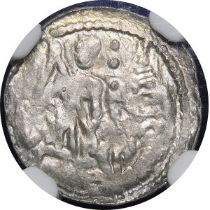 Boleslaw III the Wry-mouthed, Denarius - Fight with the Dragon