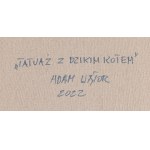 Adam Wątor (ur. 1970, Myślenice), Tatuaż z dzikim kotem, 2022