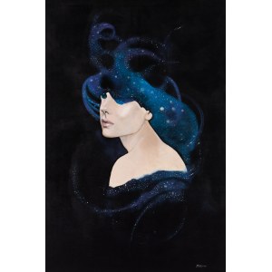 Żaneta Chłostowska (b. 1983, Zielona Góra), Satin blue, 2022