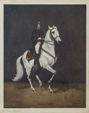 Josef PLANK, Austria, XIX w. (1815 - 1900), Ujeżdżanie konia arabskiego, ok. 1870 r.
