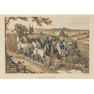 James POLLARD, Wielka Brytania (1792 - 1867), Dyliżans,.ok. 1835 r.