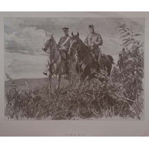 Felicien baron de MYRBACH - RHEINFELD, Austria (1853 - 1940), Dwaj cesarze, ok 1880r.