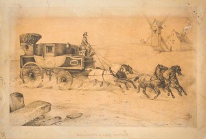 Victor - Jean ADAM, Francja, XIX wiek (1801 - 1866), Pięciokonny dyliżans pocztowy (Malleposta a cinq chevaux), ok. 1850 r.