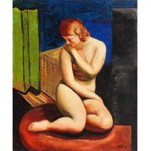 Mojżesz (Moise) Kisling (1891 Kraków - 1953 Paryż), Akt siedzący blondynki (Nu blond), 1927