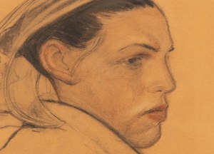 Eugeniusz Zak (1884 Mohylno, Białoruś - 1926 Paryż), Portret młodej Bretonki (