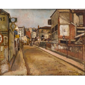 Natan (Nathan) Grunsweigh (Grunsweig) (1880 Kraków - 1956 Paryż), Rue de la Brèche-aux-Loups w Paryżu, około1936