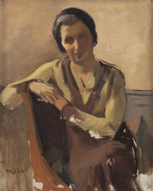 Adolf Milich (1884 Tyszowice k. Zamościa - 1964 Paryż), Portret damy