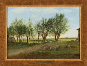 JOHANN NEPOMUK RAUCH (Vienna 1804 - 1847 Rome), Landscape near Vienna