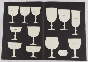 JOSEF HOFFMANN (Pirnitz 1870 - 1956 Vienna), Design for Drinking Glasses