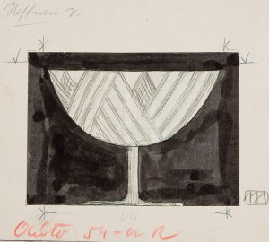 JOSEF HOFFMANN (Pirnitz 1870 - 1956 Vienna), Ornated Glas