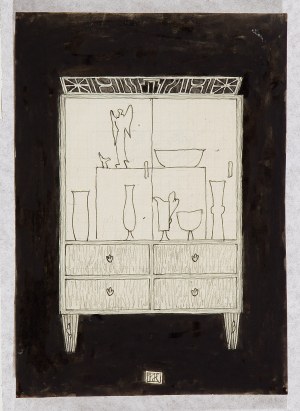 JOSEF HOFFMANN (Pirnitz 1870 - 1956 Vienna), Display Case