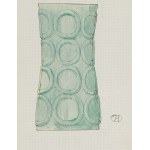 JOSEF HOFFMANN (Pirnitz 1870 - 1956 Vienna), Green Vase